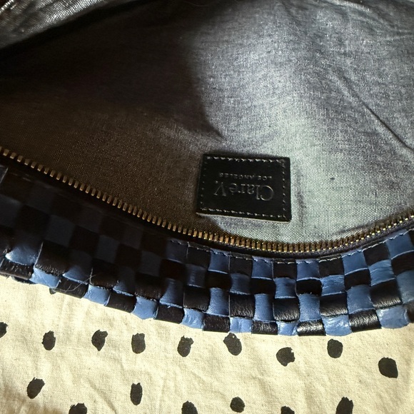 Clare V Grande Fanny Blue Woven - Picture 5 of 5